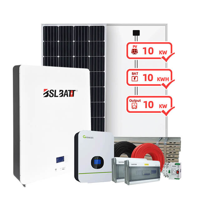Kits solares sin conexión a la red con baterías para el hogar 10kW