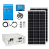 Kits solares residenciales sin conexión a la red de 420 W con baterías