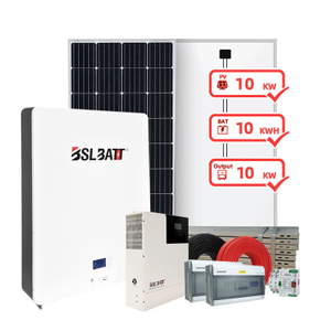 Kits Solares Aislados con Baterías Para Hogar 10kW