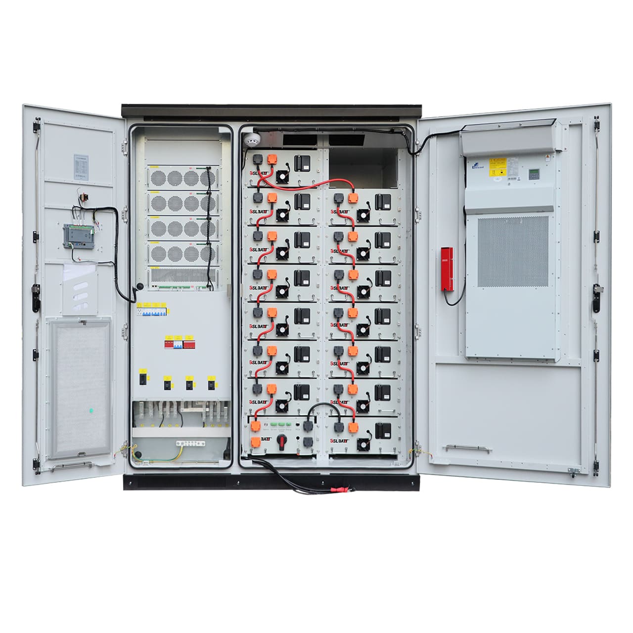 Sistema de batería de 100kWh / 200kWh / 215kWh para almacenamiento de energía comercial