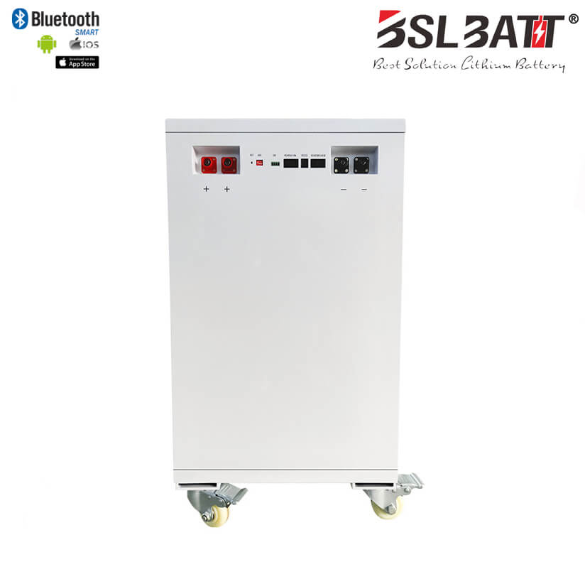 BSLBATT 20KWh 48V 400Ah Wheel Design Lithium Battery System Storage